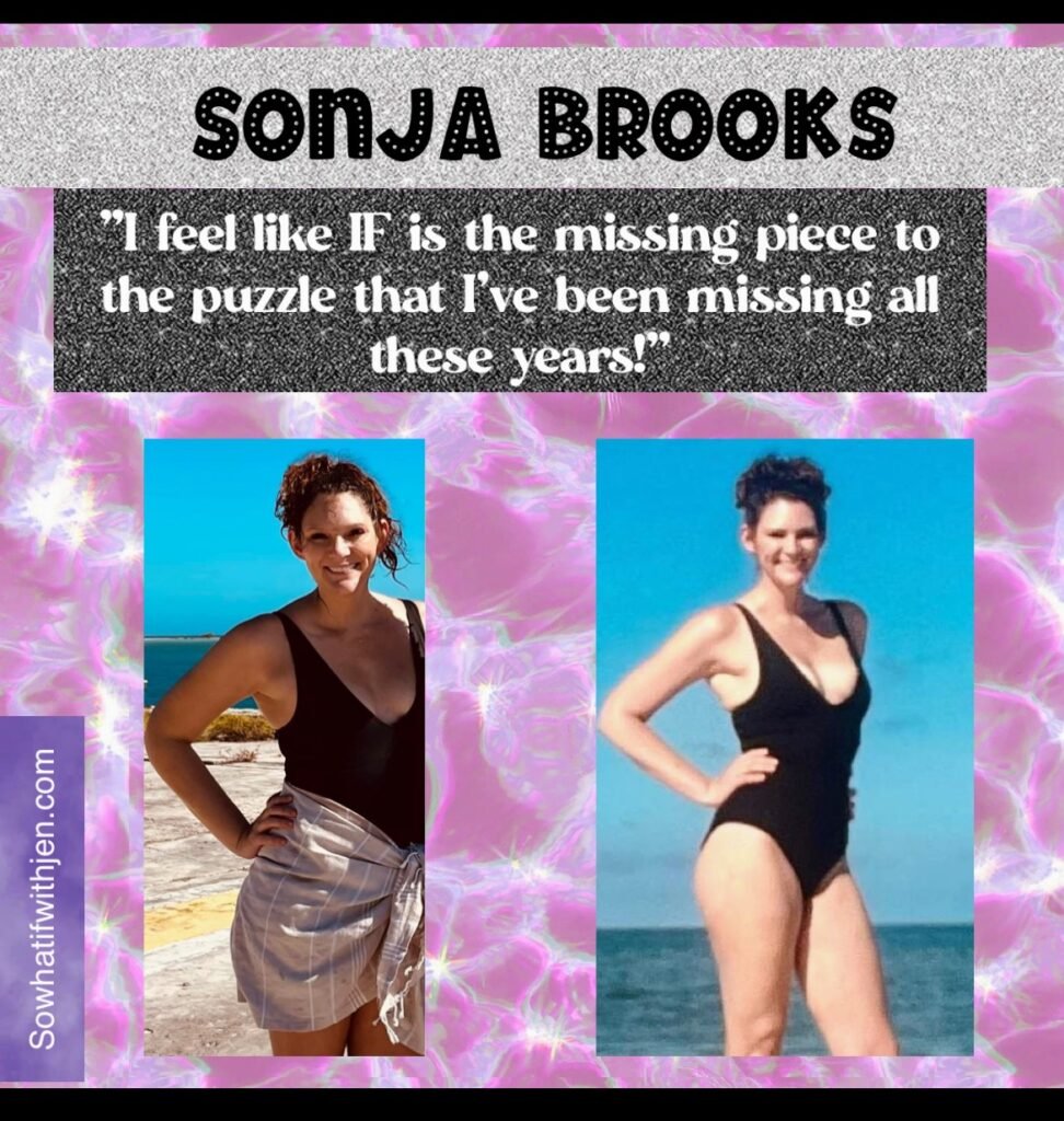 Sonja lost 31 pounds with intermittent fasting!