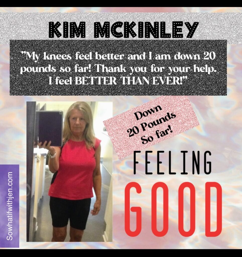 Kim lost 20 pounds with intermittent fasting!