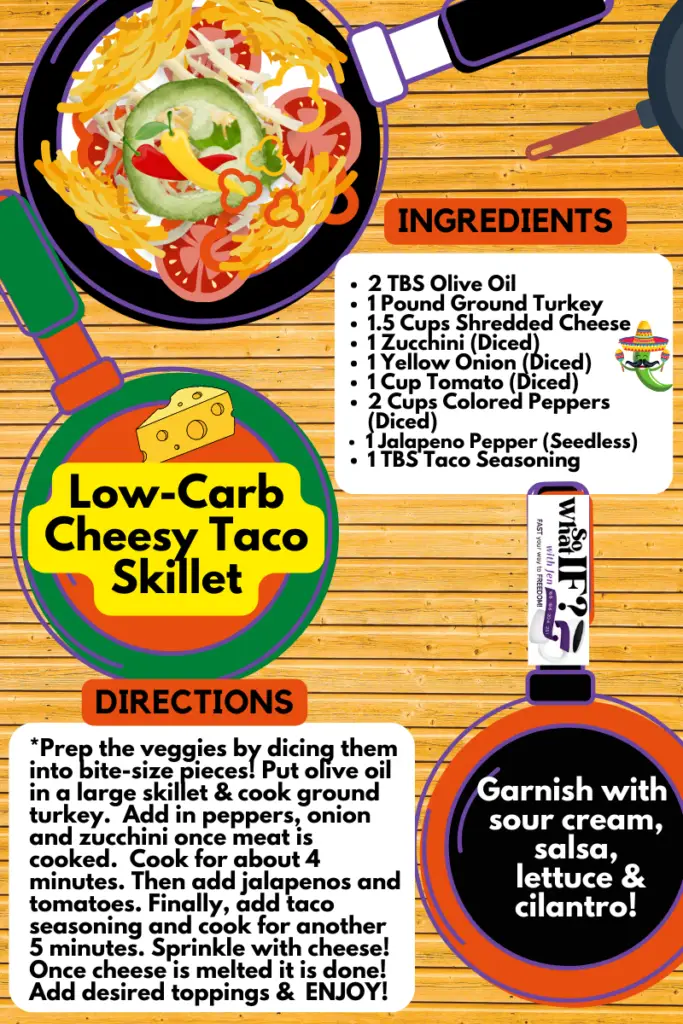 Low-Carb Cheesy Taco Skillet Recipe