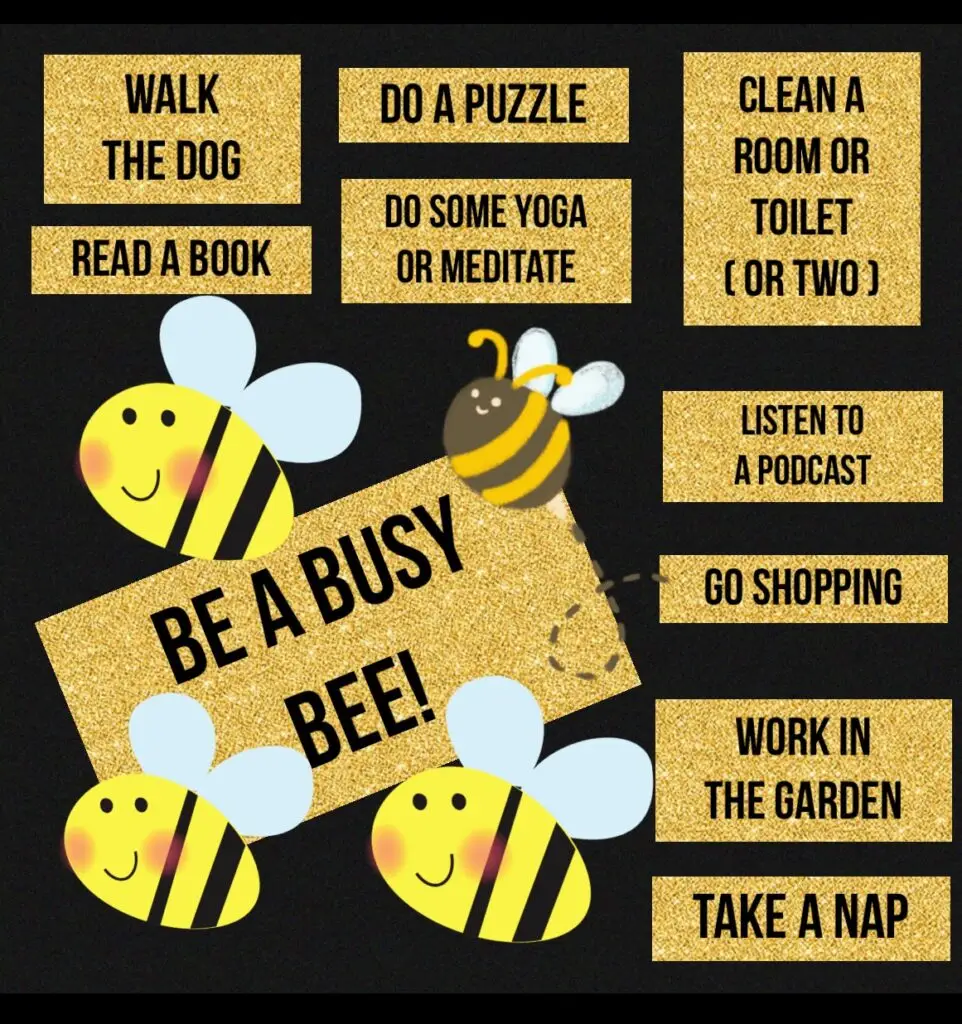 Just “BEE” BUSY and you’ll be able to Fast EASIER and LONGER!