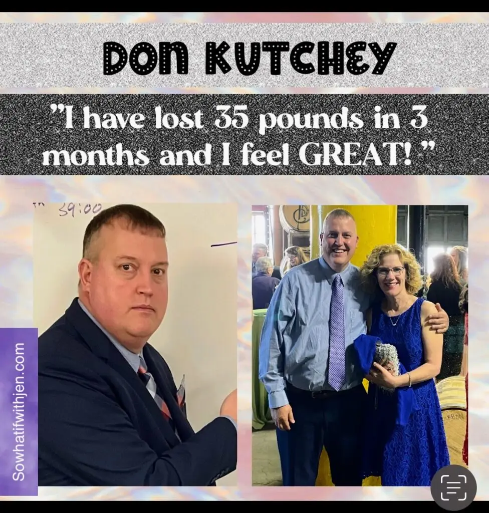Don is down 35 pounds with intermittent fasting!