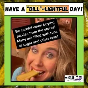 So What IF? with Jen's Easy Homemade Dill Pickle Recipe
