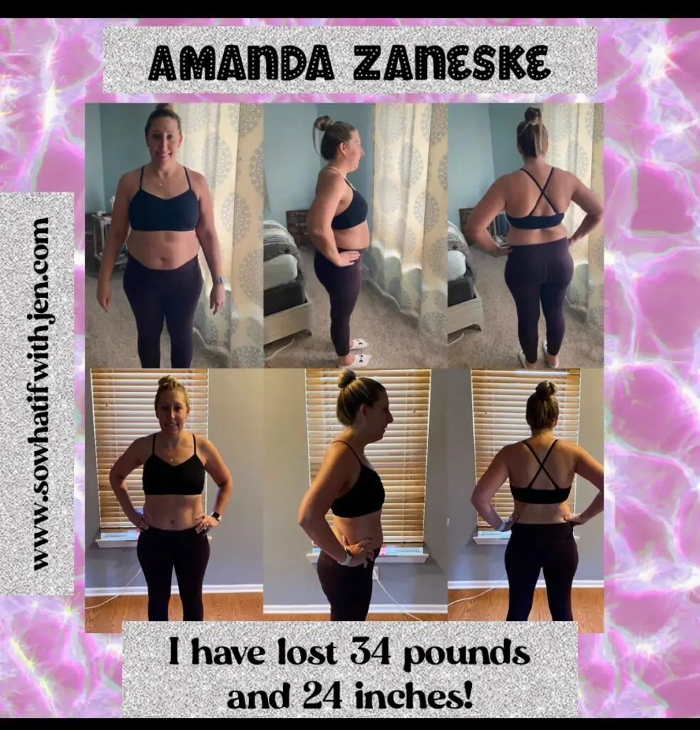 Amanda has lost 34 pounds with intermittent fasting!