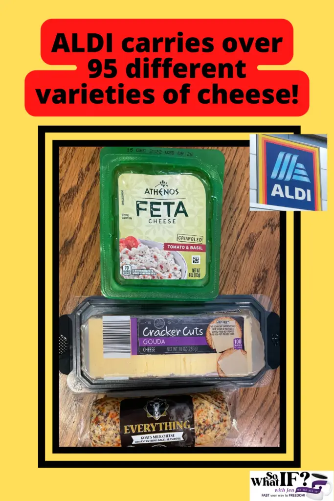 Aldi has an awesome variety of nutritious cheeses!