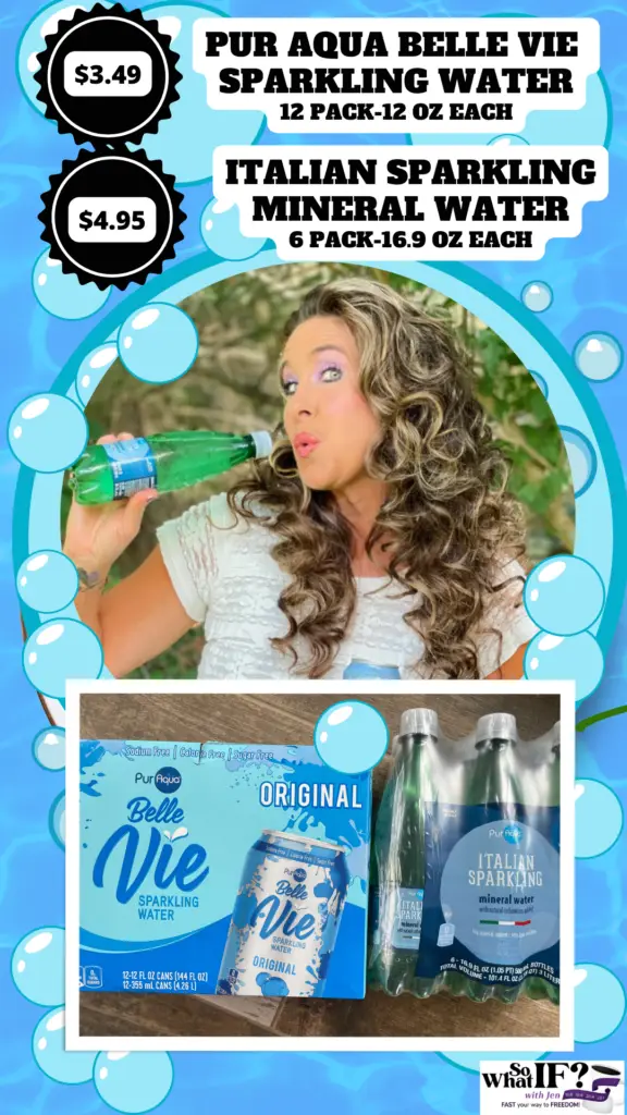 Mineral/Sparkling Water is a fantastic Aldi item to buy each week!