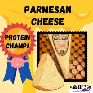 Parmesan Cheese is the Protein Champ of Cheeses!
