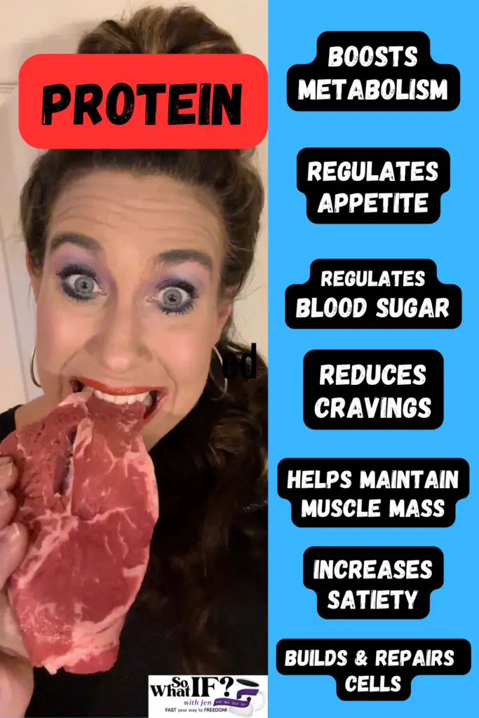 Protein for weight loss and health.