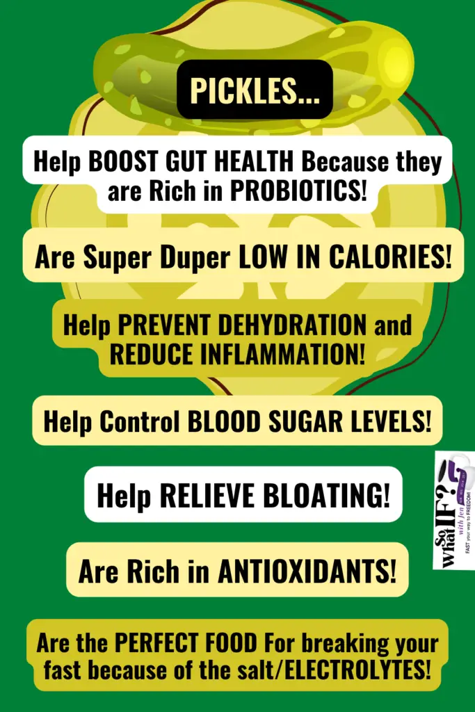 Pickles have many weight loss and health benefits.