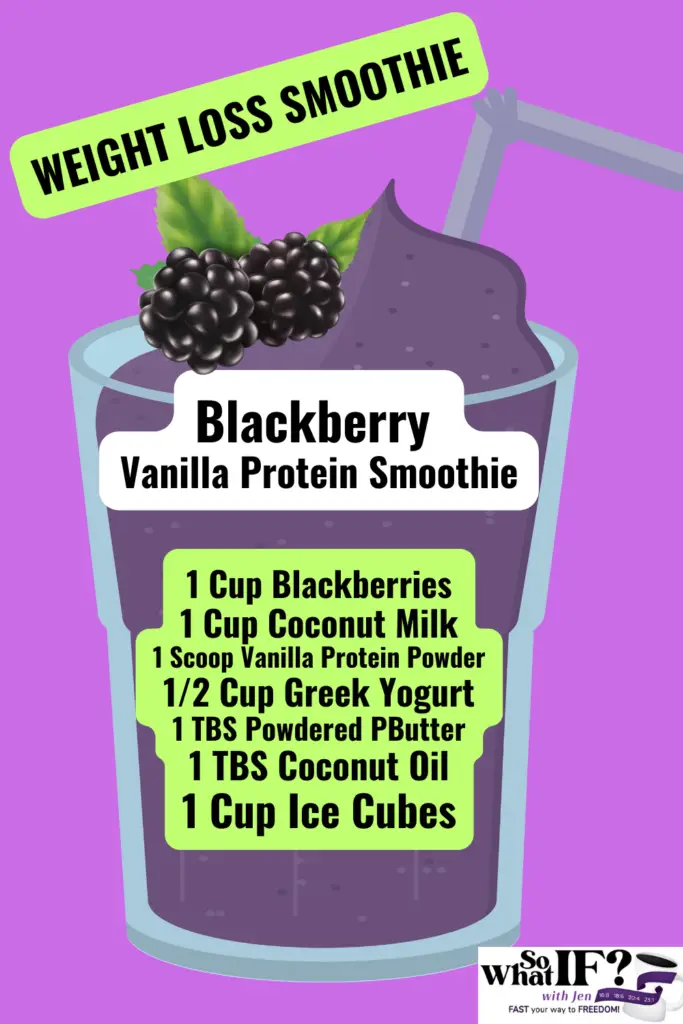 Protein Powder Recipe: Blackberry Vanilla Protein Smoothie