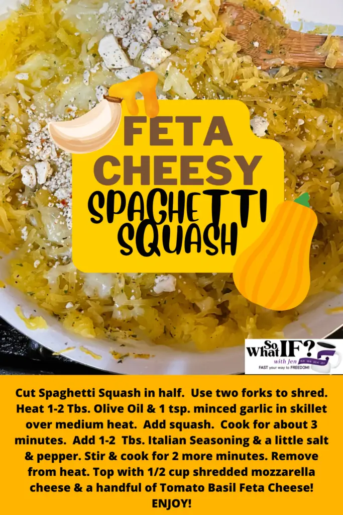 Feta Cheesy Spaghetti Squash