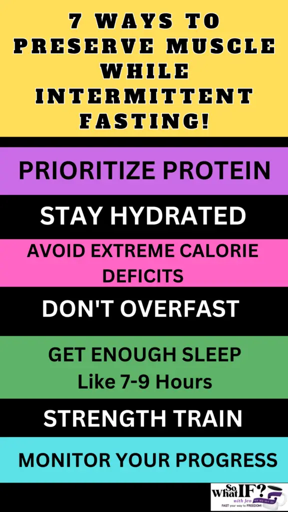 7 Ways to Preserve Muscle While Intermittent Fasting!