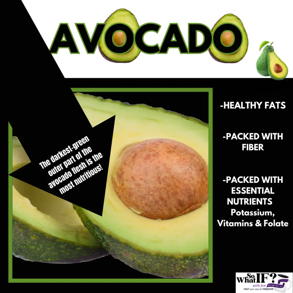 An avocado is a great choice to break your intermittent fast with safely.