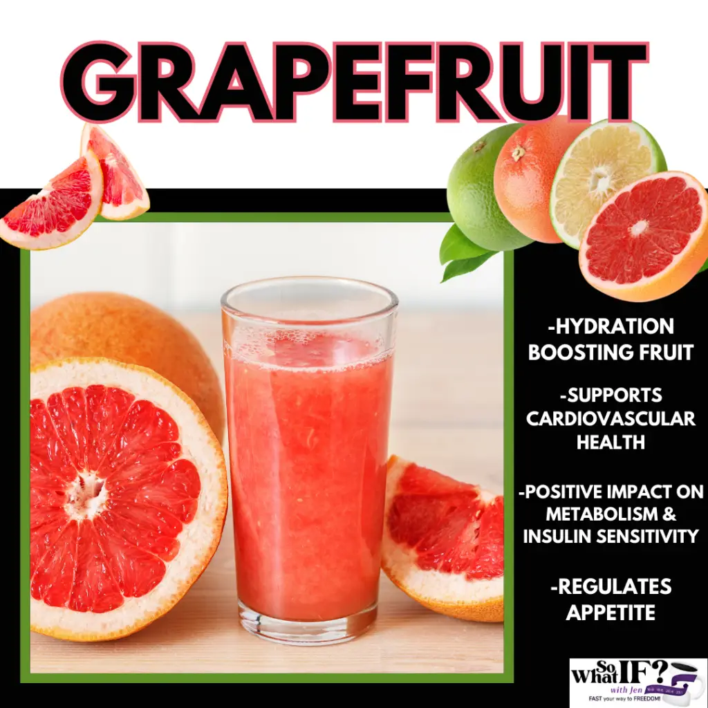 Grapefruit is an awesome weight loss fruit.