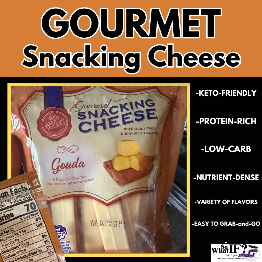 Gourmet Cheese from ALDI are easy snacks for weight loss.