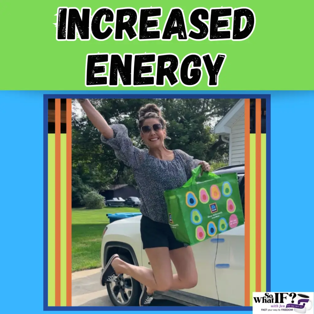 Increased energy is a sure sign that intermittent fasting is working for you.
