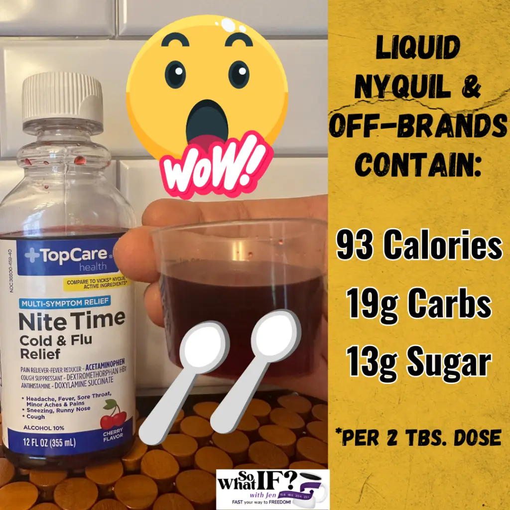 Nyquil and other medications can definitely break your fast.