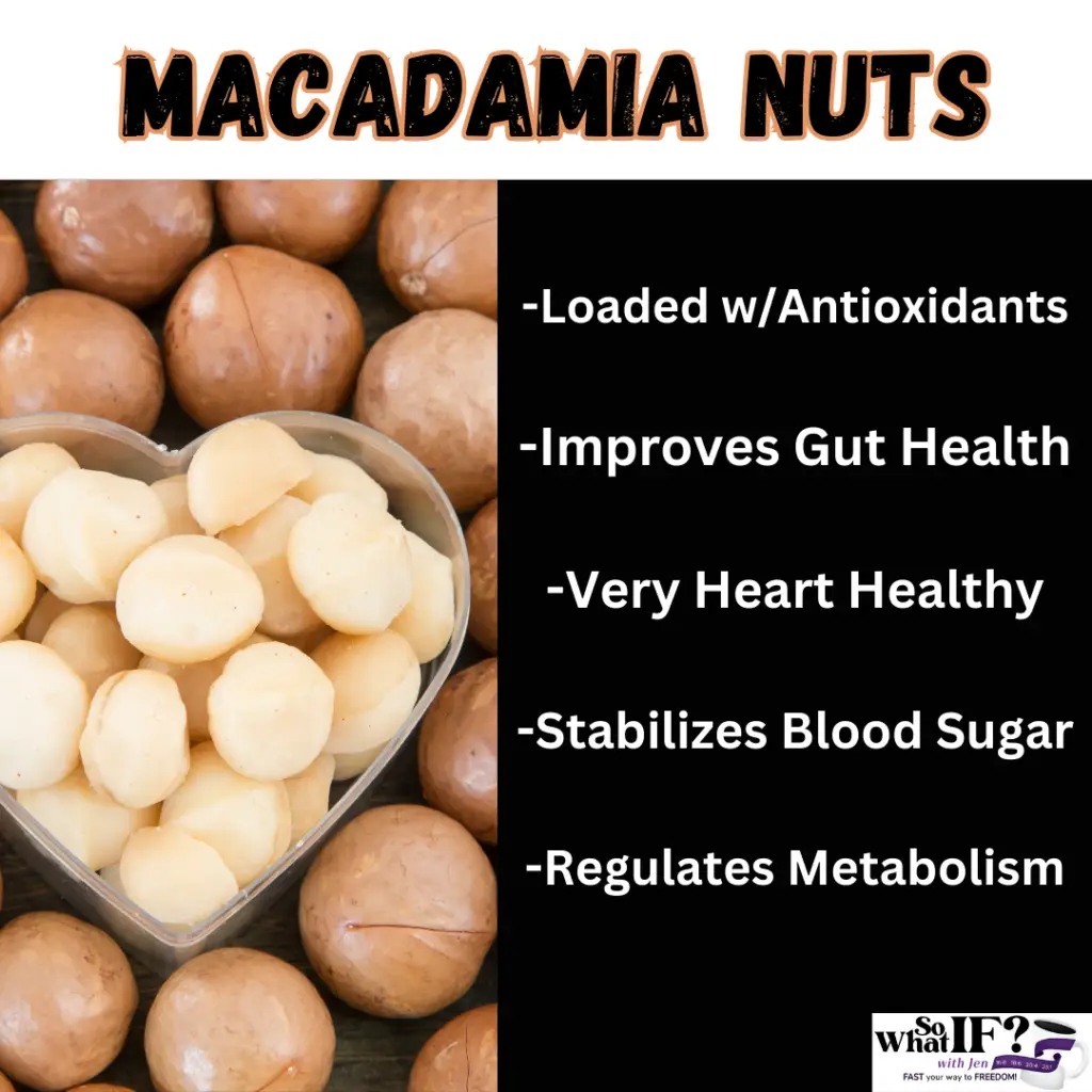 Macadamia Nuts are some of the best low carbs next for weight loss.