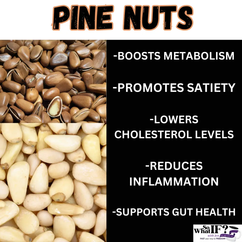 Pine Nuts are one of the best low carb nuts for weight loss and health.