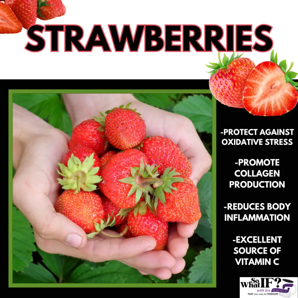 Strawberries are one of the best fruits for weight loss.