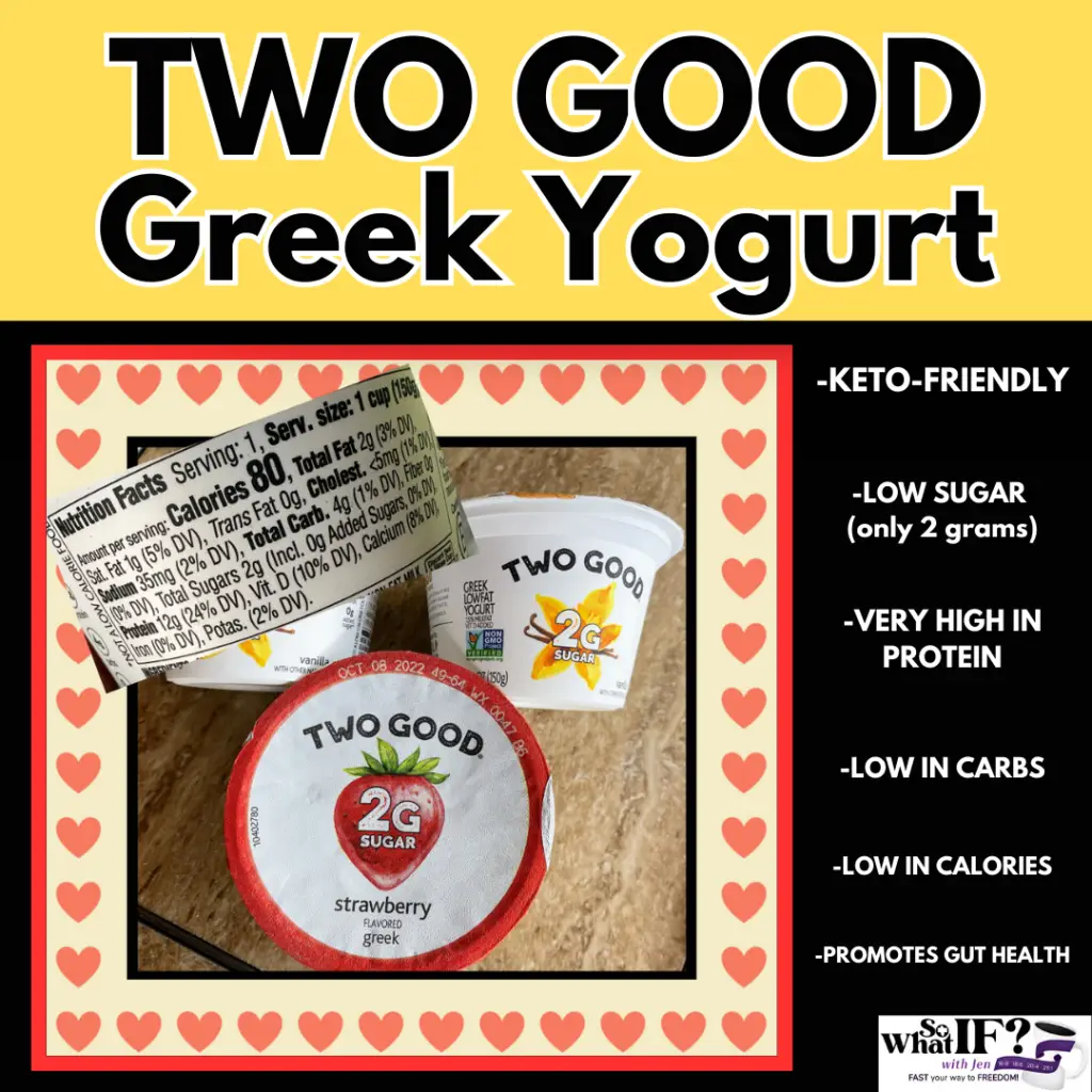 Two Good Greek Yogurt is a very healthy and easy snack for weight loss.