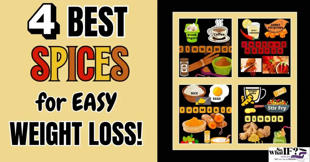 4 Best Spices for Easy Weight Loss!