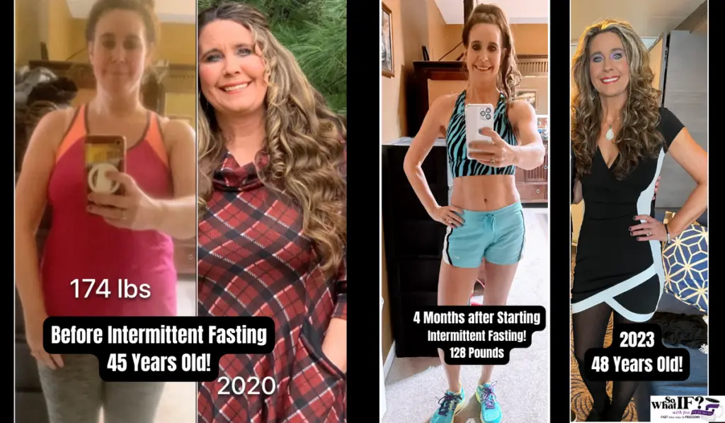 Intermittent Fasting Before and After Weight Loss Transformation!
