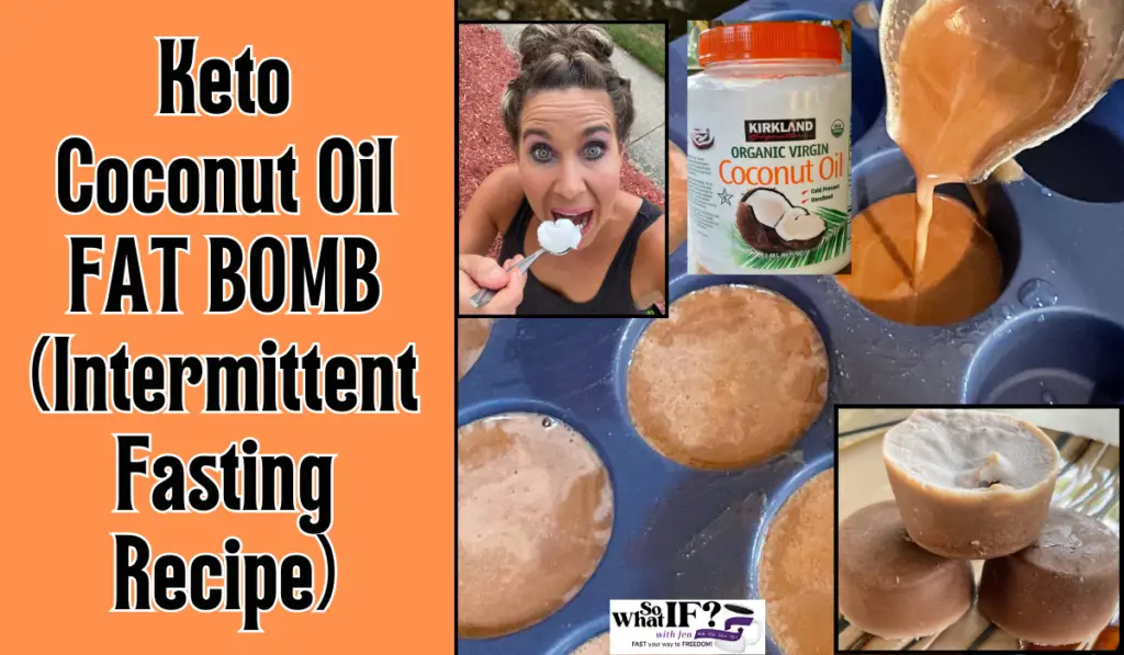 Keto Coconut Oil Fat Bomb (Intermittent Fasting Recipe)