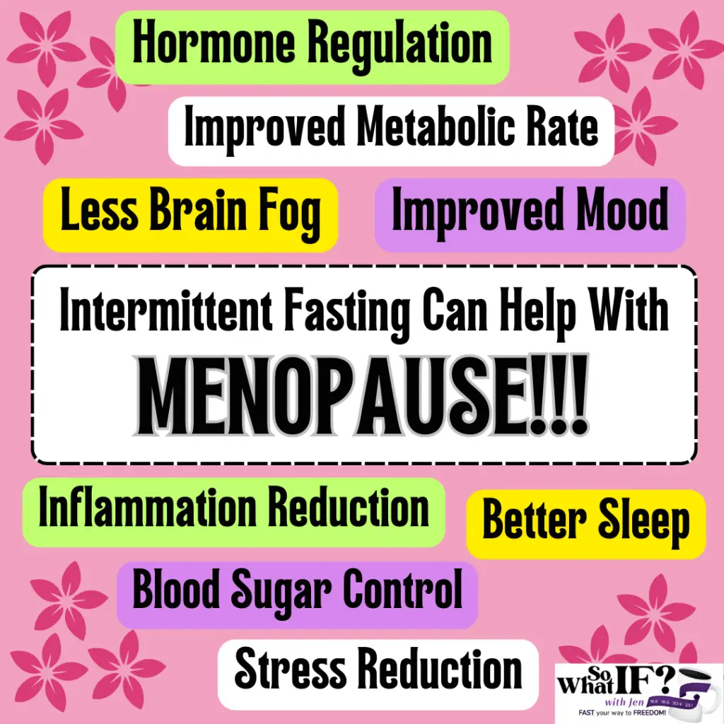 Intermittent Fasting can help with Menopausal symptoms!