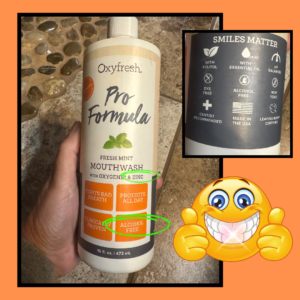 Alcohol-Free Mouthwash with Zinc