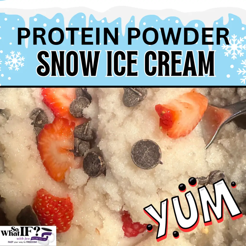 Protein Powder Snow Ice Cream