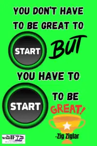 Intermittent Fasting Quote - Just Get Started!