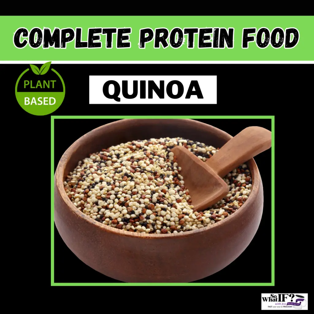 Quinoa is an excellent food option for vegetarian fasters