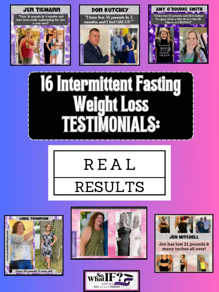 16 Intermittent Fasting weight Loss Testimonials