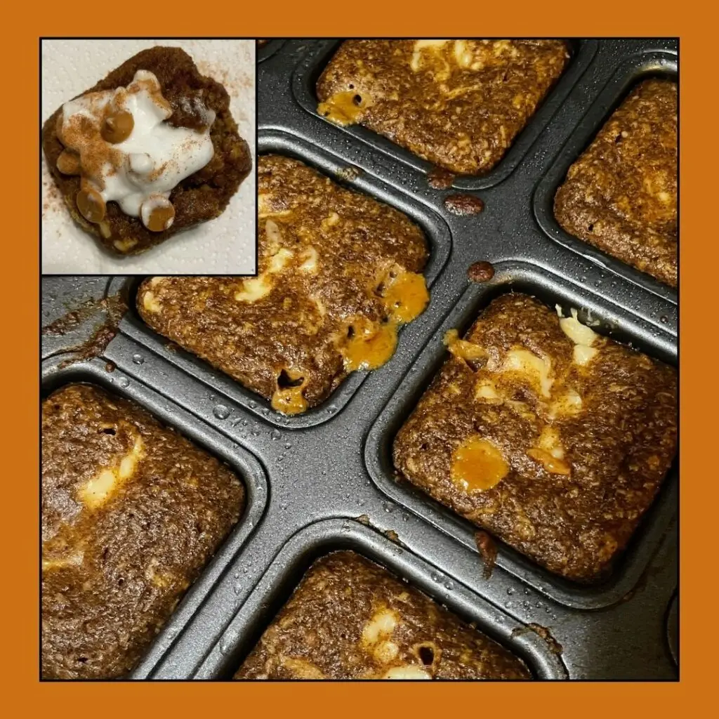 Butterscotch Pumpkin Cream Muffins