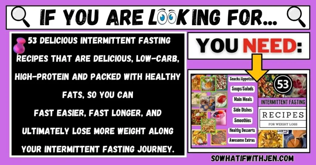 53 Intermittent Fasting Weight Loss Recipes Ebook Cookbook