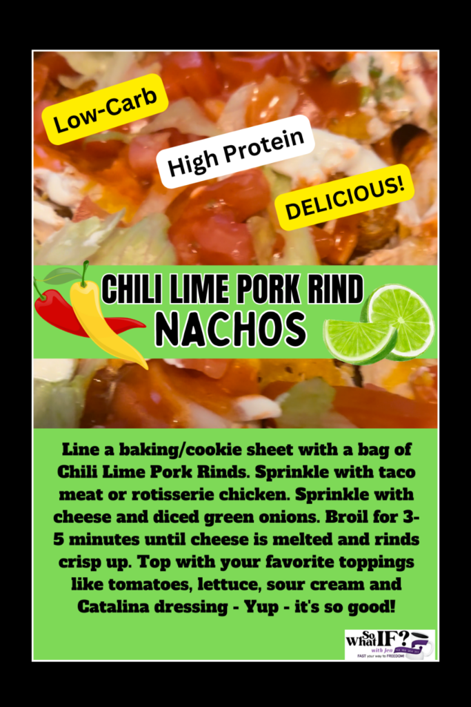 Chili Lime Pork Rind Nachos