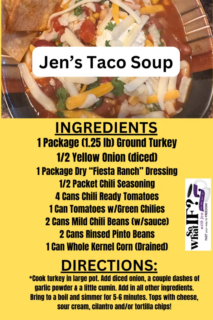 Jen's Keto Taco Soup Recipe