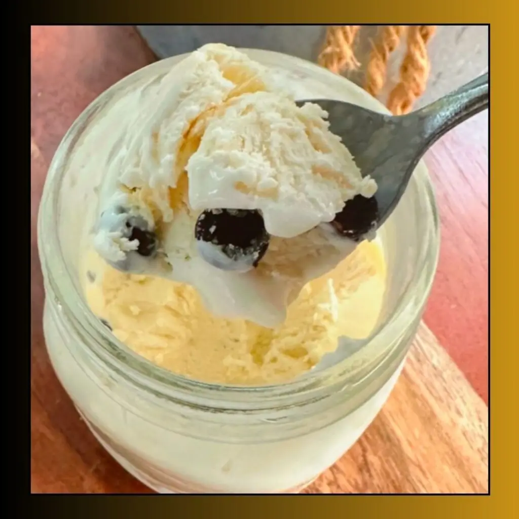 Mason Jar Protein Ice Cream