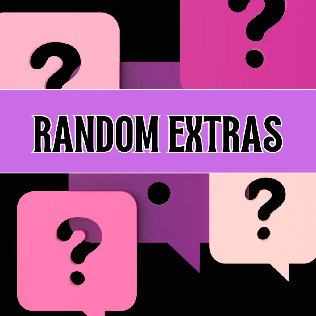 "IF" Recipes with Jen - Random Extas