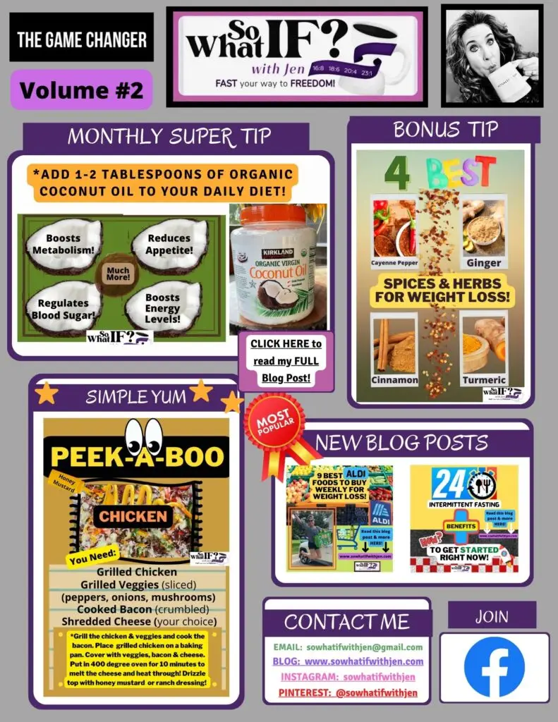 So What IF? with Jen Intermittent Fasting Newsletter: Volume #2