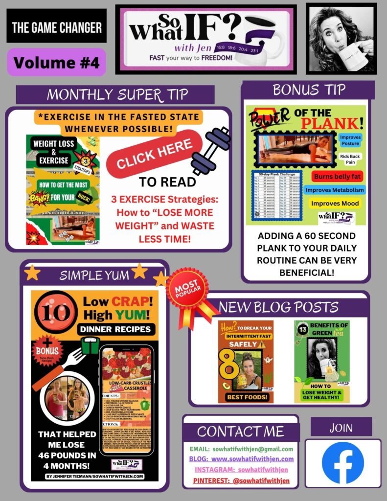 So What IF? with Jen Intermittent Fasting Newsletter: Volume #4