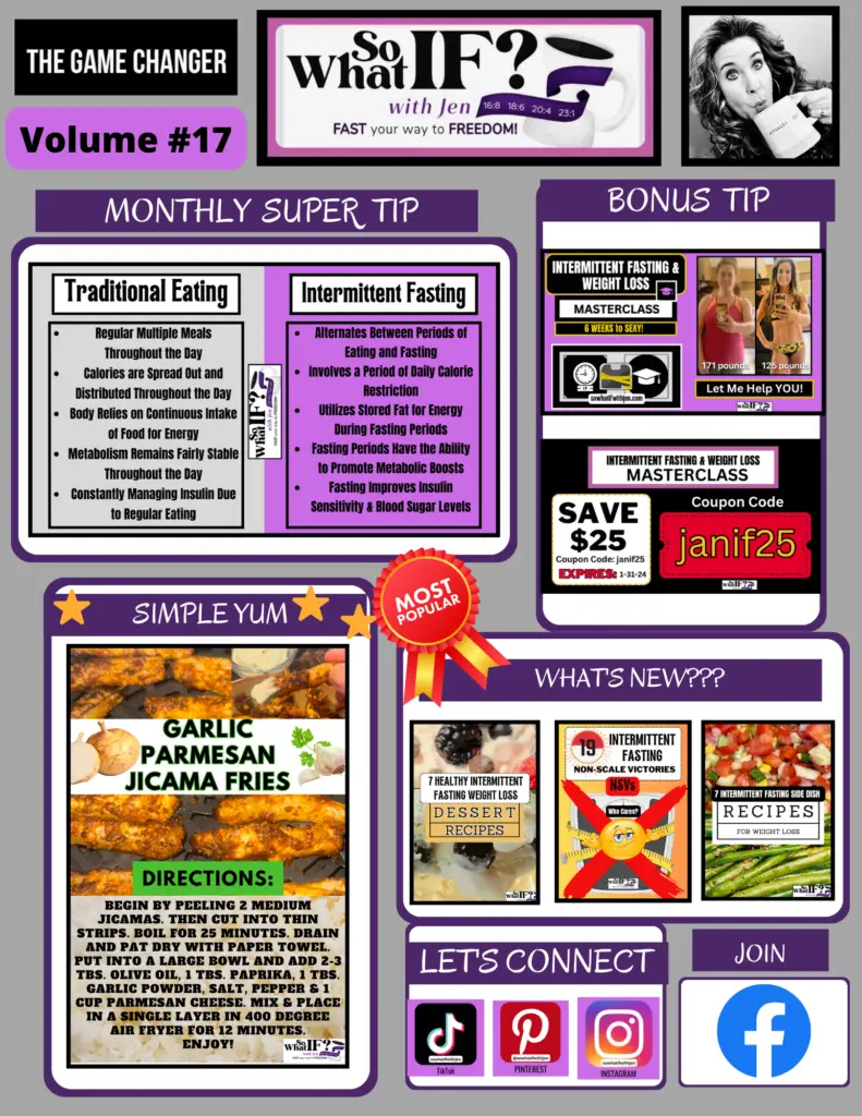 So What IF? with Jen Intermittent Fasting Newsletter: Volume #17