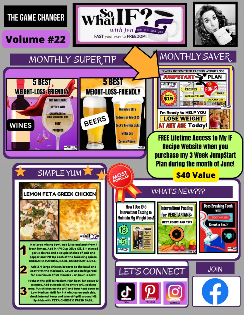 So What IF? with Jen Intermittent Fasting Newsletter: Volume #22