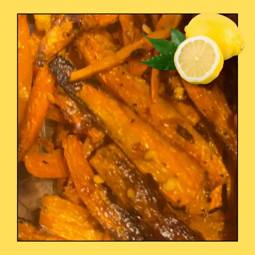 Zesty Lemon Roasted Carrots