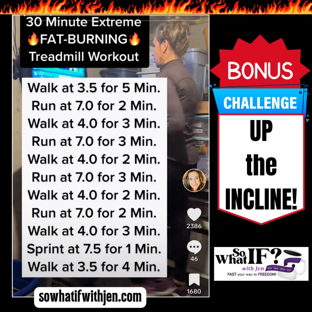 30 Minute Fat-Burning Run/Walk Treadmill Routine: Intermittent Fasting Newsletter VOLUME 16
