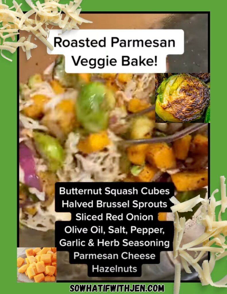 Roasted Parmesan Veggie Bake