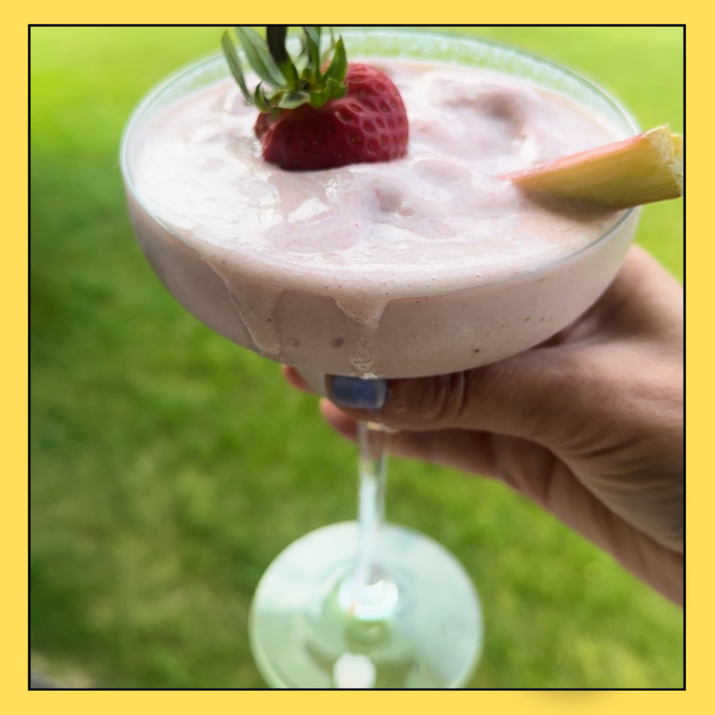 Strawberry Rhubarb Smoothie