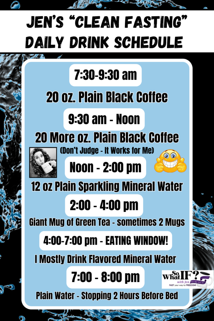 Jen's Intermittent Fasting Hydration Routine