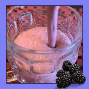 Blackberry Vanilla Belly Blasting Smoothie