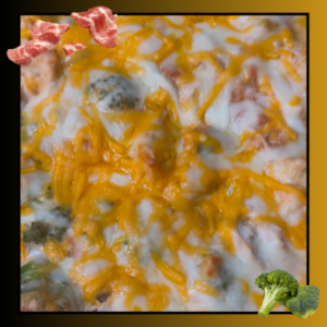 Keto Bacon Ranch Chicken Casserole
